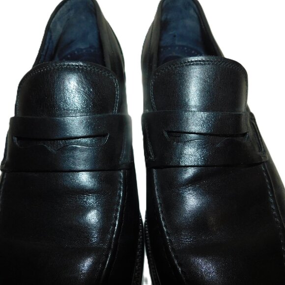 Cole Haan Grand 360 Black Leather Slip On Loafers Size 8W main image 7